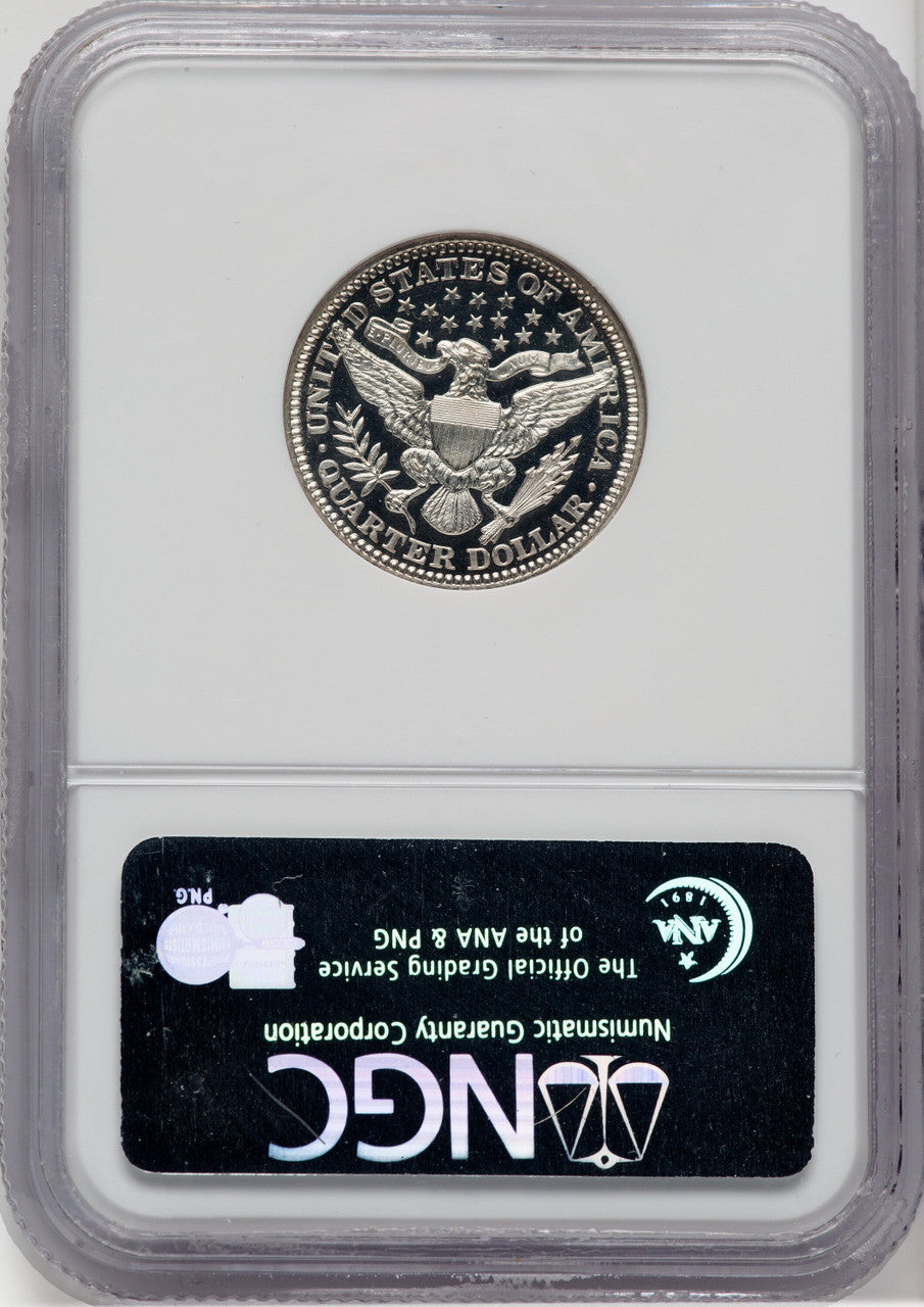 1901 25C CA Proof Barber Quarter NGC PR67