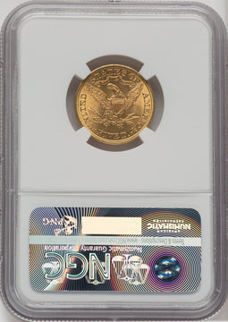 1899 $5 Liberty Half Eagle NGC MS67