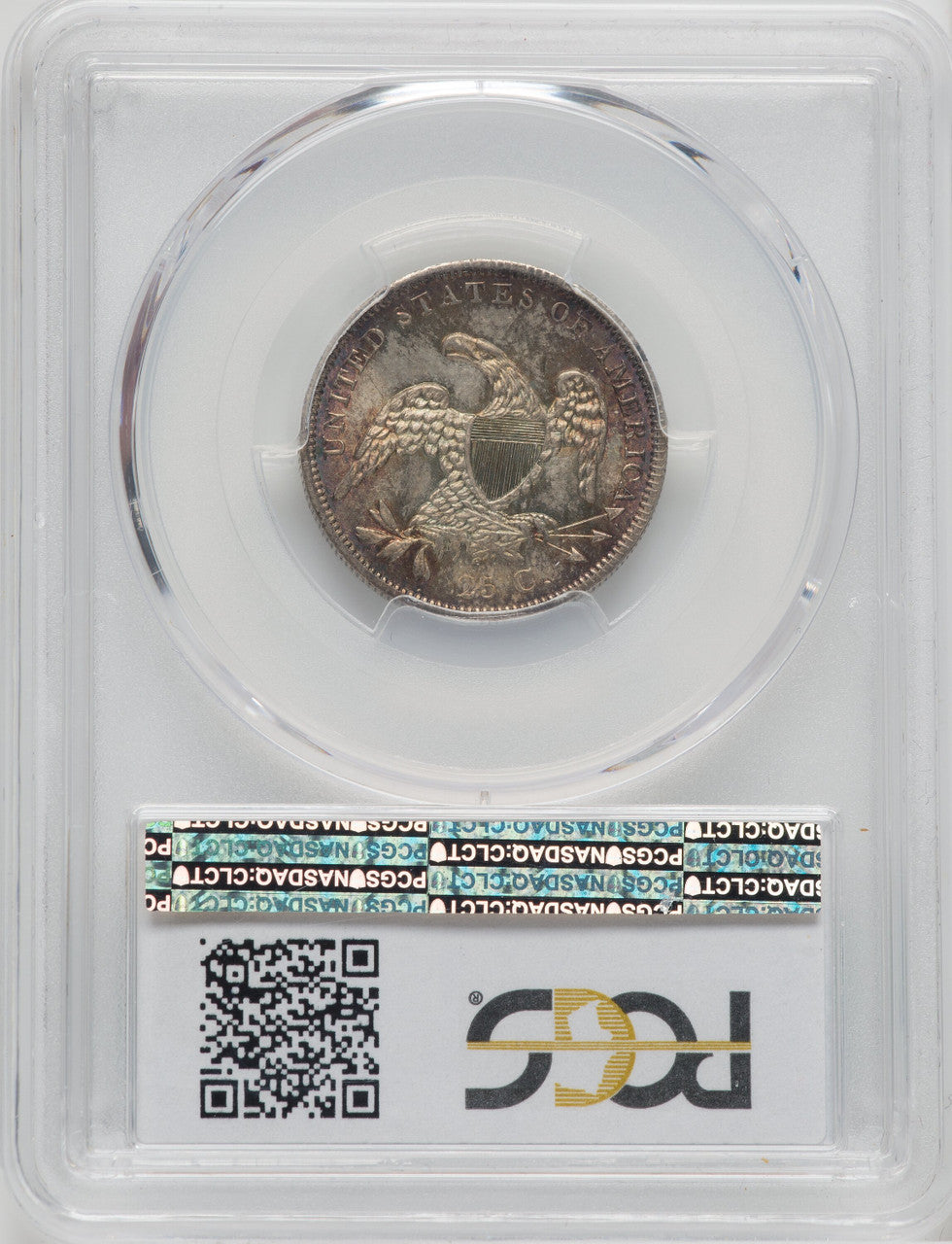 1837 25C CAC Bust Quarter PCGS MS66+