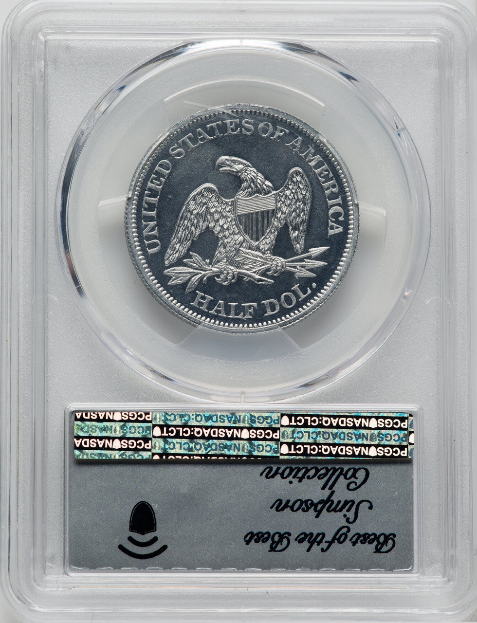 1864 50C Judd-395 CA Patterns PCGS MS65