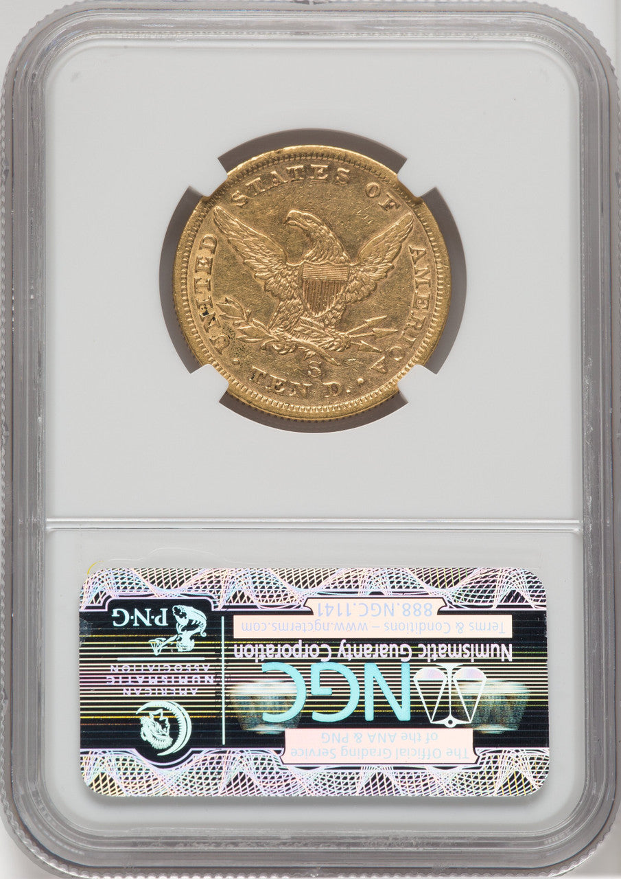 1859-S $10 Liberty Eagle NGC AU50