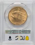 1915-S $20 CAC Saint-Gaudens Double Eagle PCGS MS63