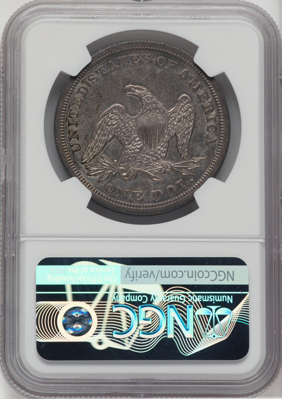 1846 S$1 Seated Dollar NGC MS60