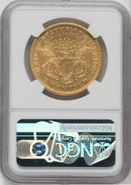 1866 $20 Liberty Double Eagle NGC AU50