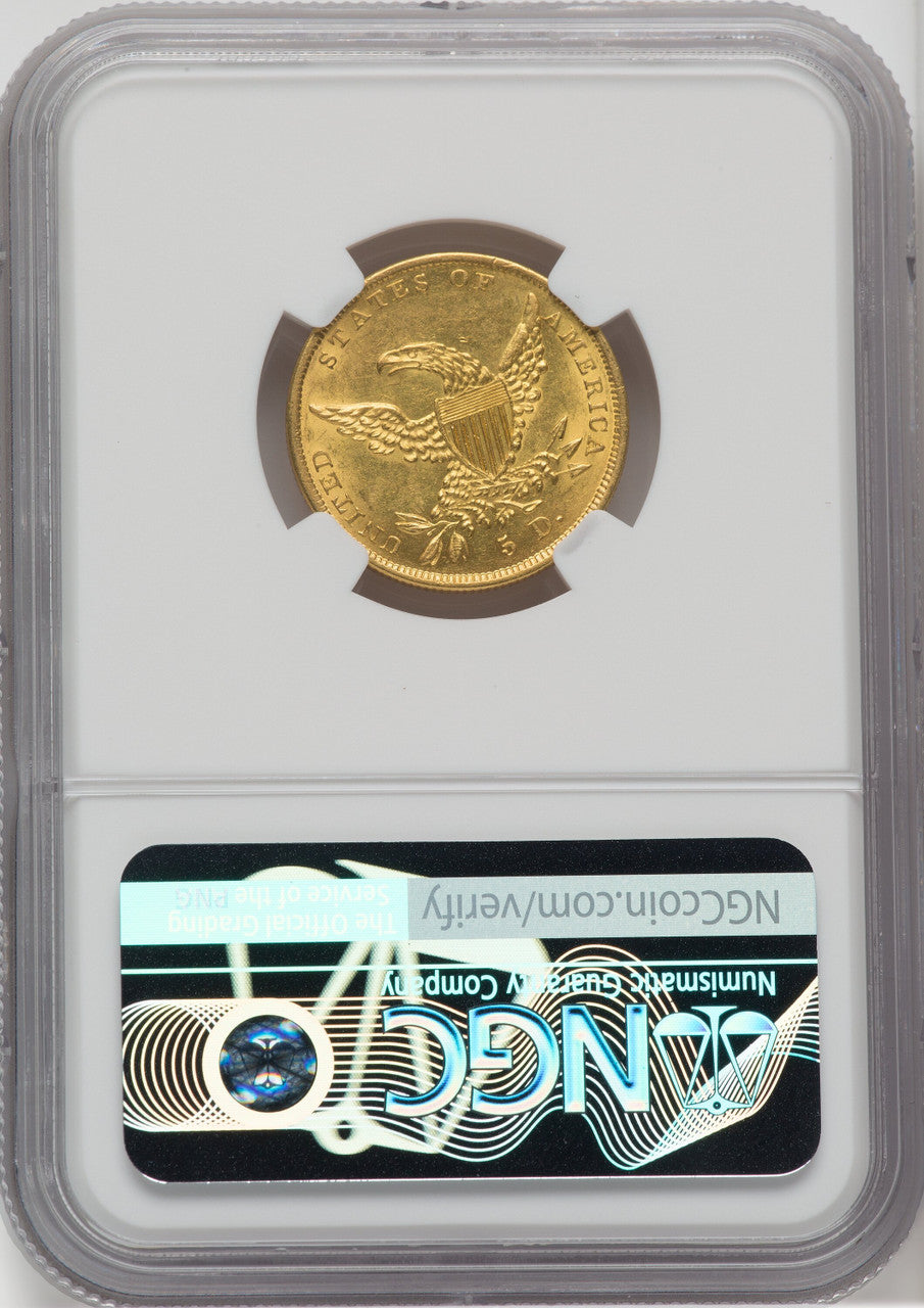 1838 $5 Classic Half Eagle NGC MS62