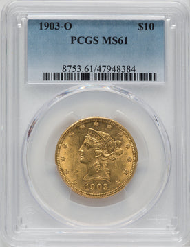 1903-O $10 Liberty Eagle PCGS MS61