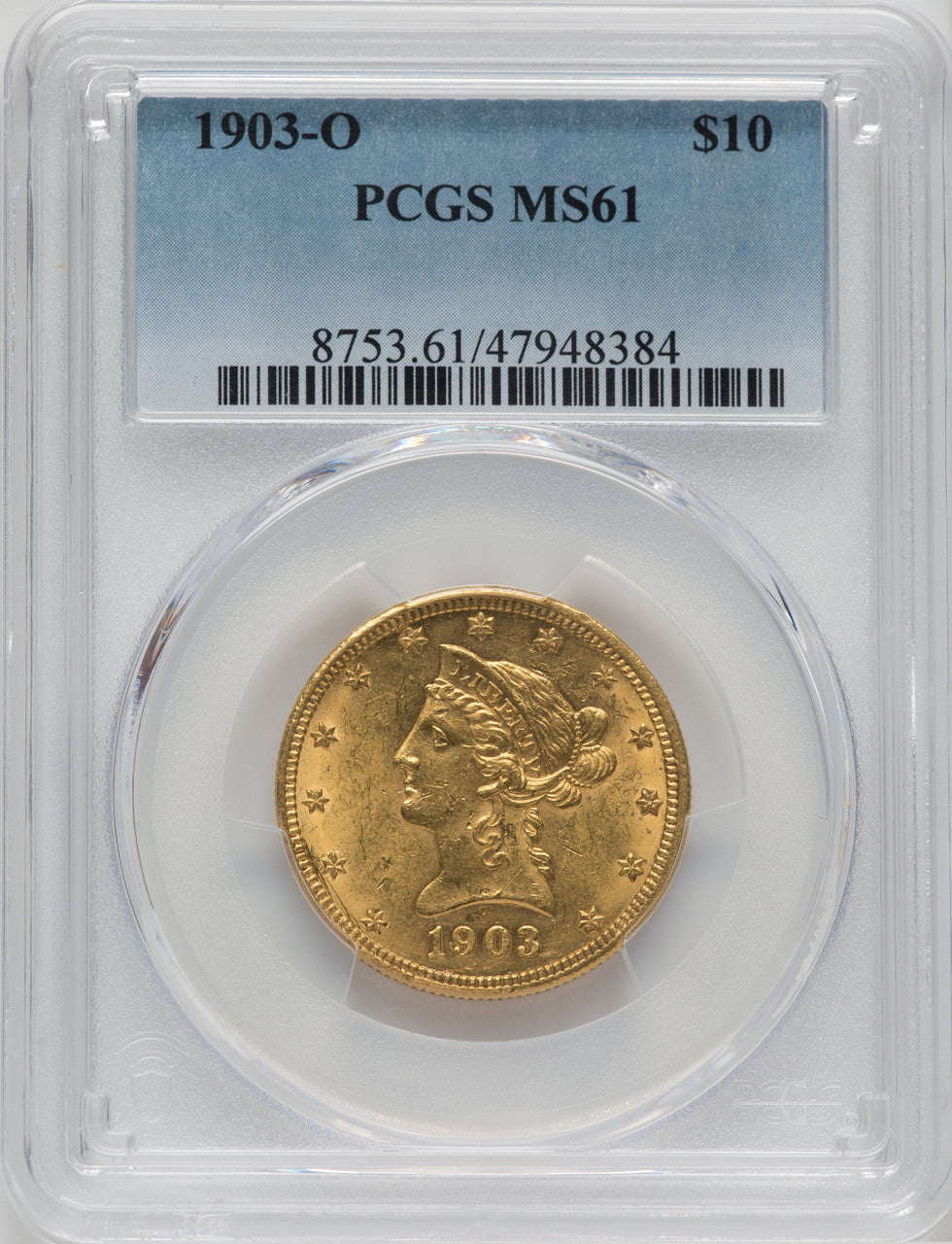 1903-O $10 Liberty Eagle PCGS MS61