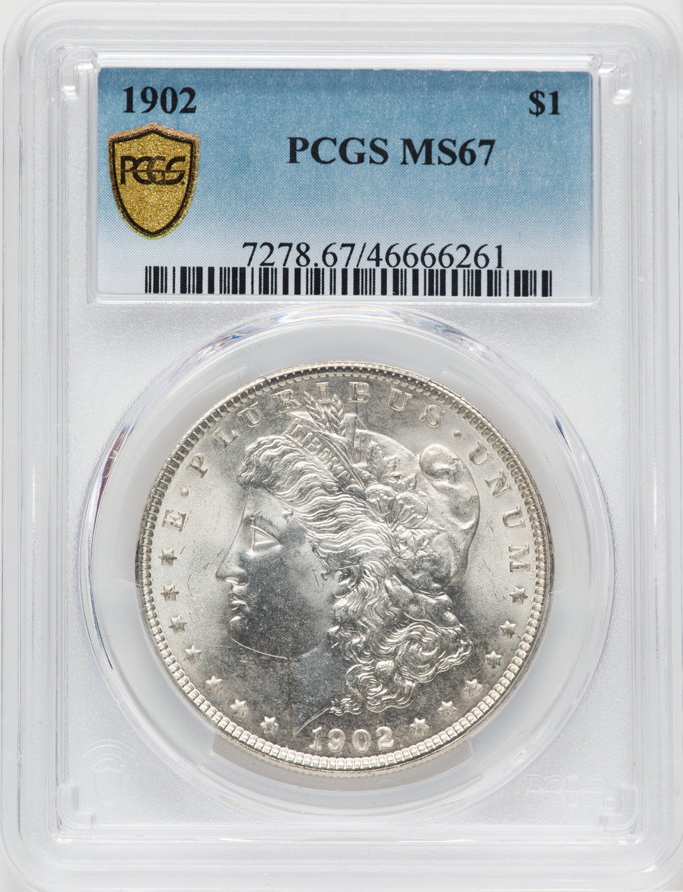 1902 $1 Morgan Dollar PCGS MS67