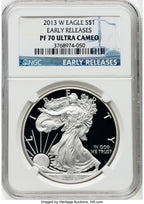 2013-W S$1 Silver Eagle First Strike NGC PF70 (763585100)