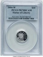 2004-W P$10 Tenth-Ounce Platinum Eagle PCGS PR70