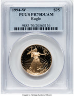 1994-W $25 Half-Ounce Gold Eagle PCGS PR70
