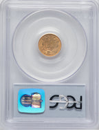 1855 G$1 Type Two Gold Dollar PCGS AU53