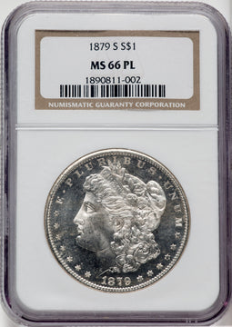 1879-S $1 PL Morgan Dollar NGC MS66