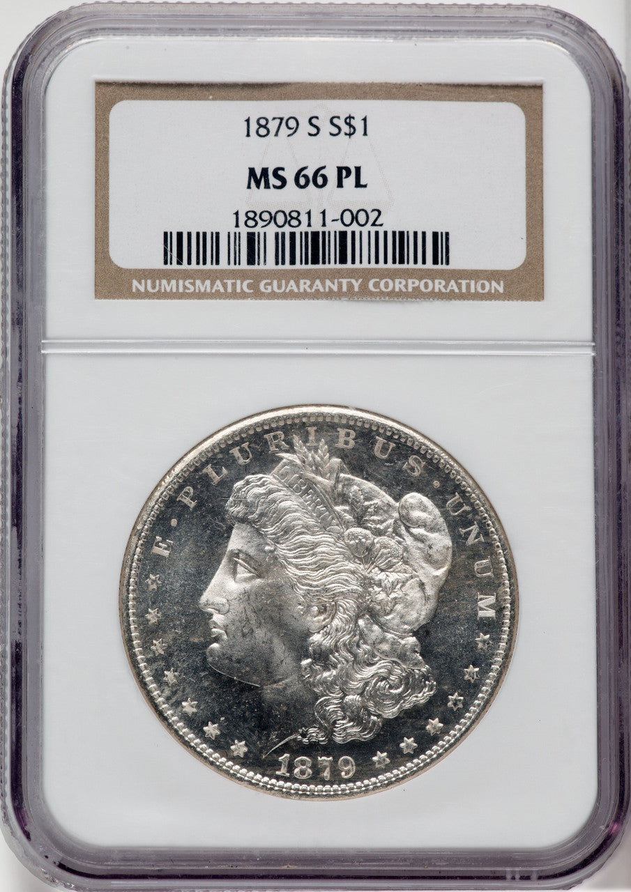 1879-S $1 PL Morgan Dollar NGC MS66