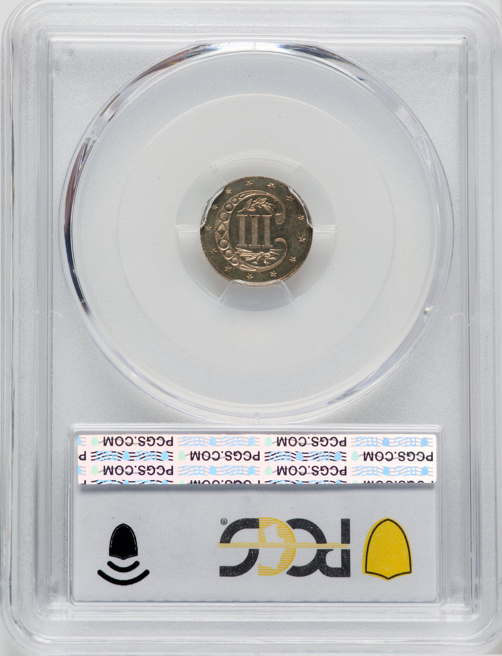 1866 3CS Proof Three Cent Silver PCGS PR65