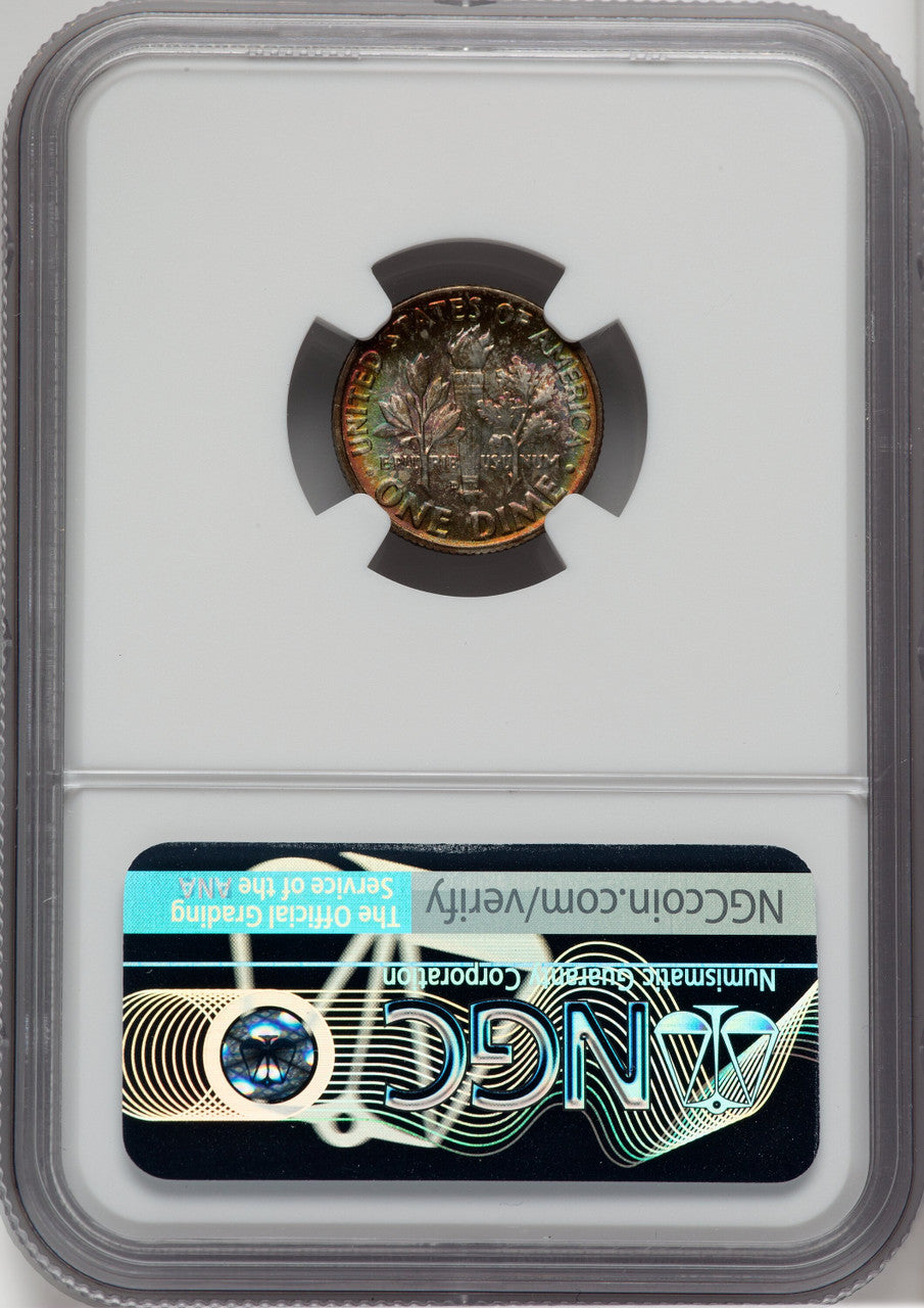 1958-D 10C FB Roosevelt Dime NGC MS68
