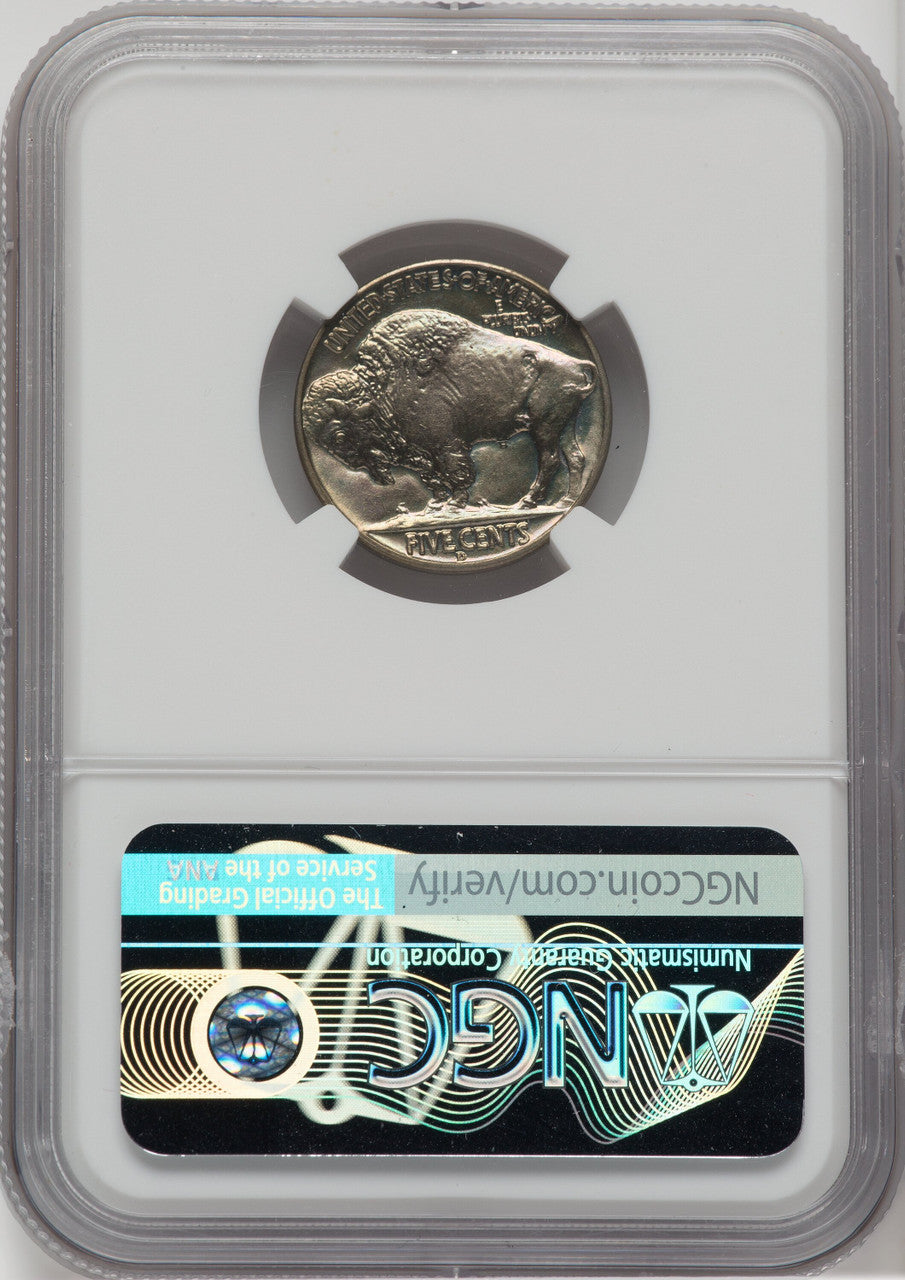 1937-D 5C CAC Buffalo Nickel NGC MS67+