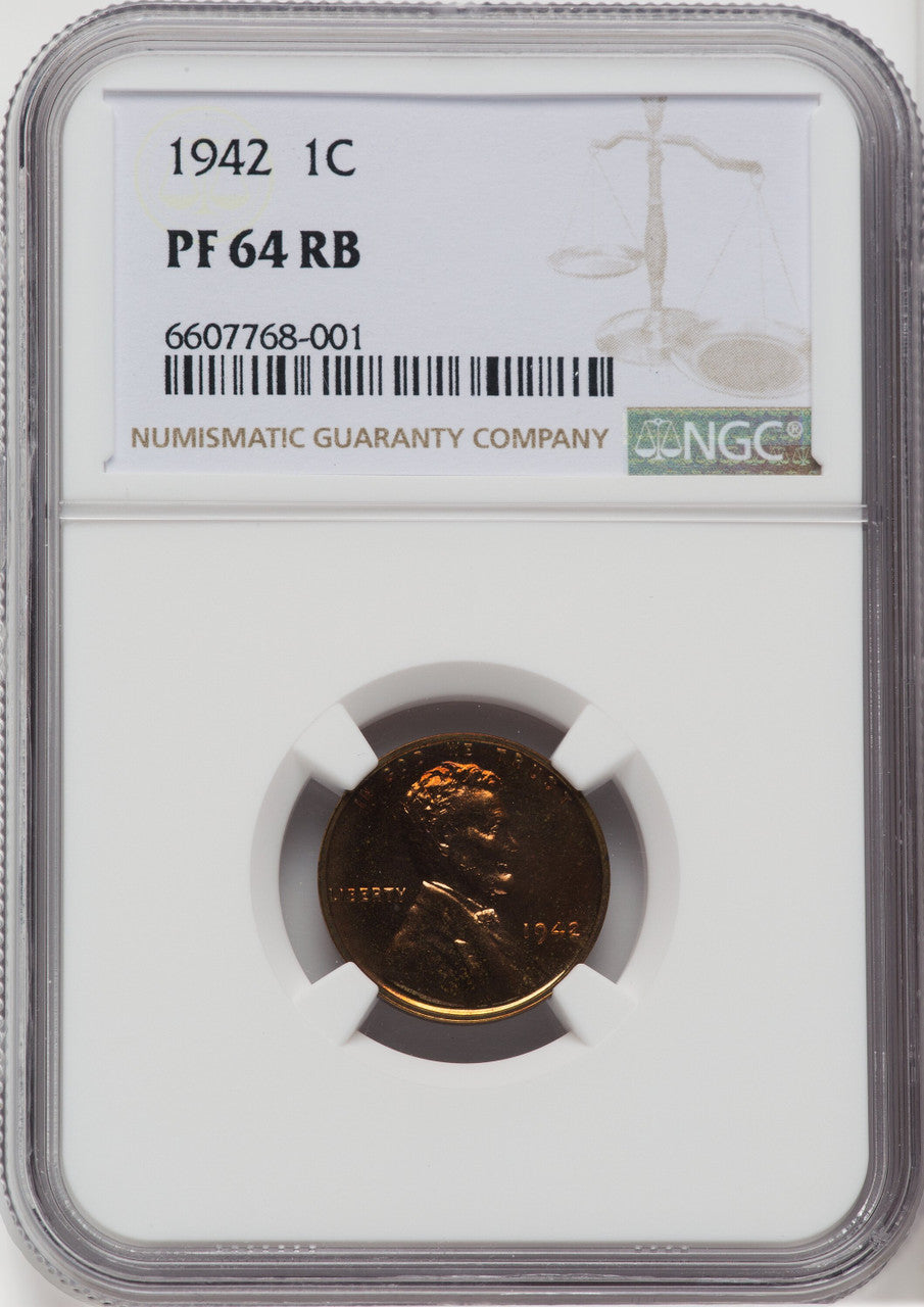 1942 1C-50C Proof Set Proof Sets NGC 0