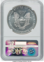1998 S$1 Silver Eagle NGC MS70