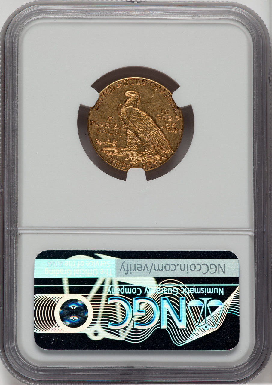 1911-D $5 Indian Half Eagle NGC AU55