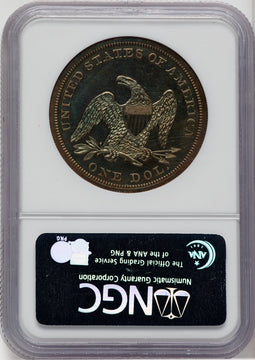 1851 Dollar Judd-132 BN Patterns NGC MS65