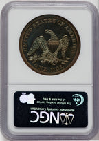 1851 Dollar Judd-132 BN Patterns NGC MS65