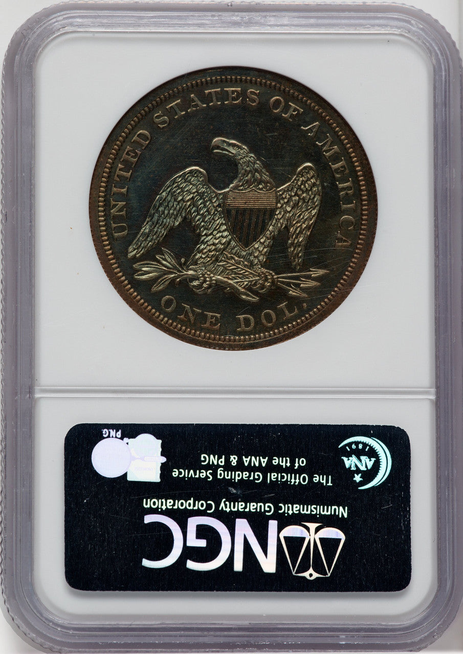 1851 Dollar Judd-132 BN Patterns NGC MS65