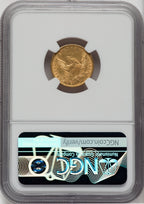 1836 $2.50 Script 8 Classic Quarter Eagle NGC MS61