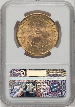1884-S $20 Liberty Double Eagle NGC MS61