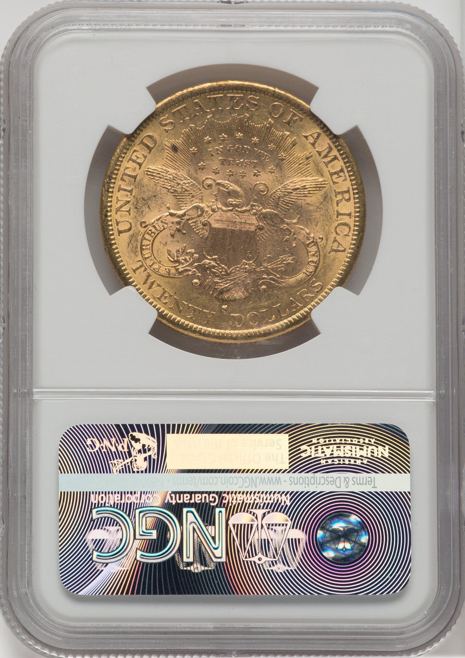 1884-S $20 Liberty Double Eagle NGC MS61