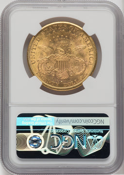 1883-S $20 Liberty Double Eagle NGC MS62