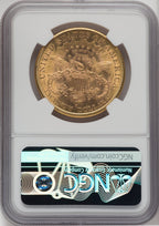 1885-S $20 Liberty Double Eagle NGC MS62