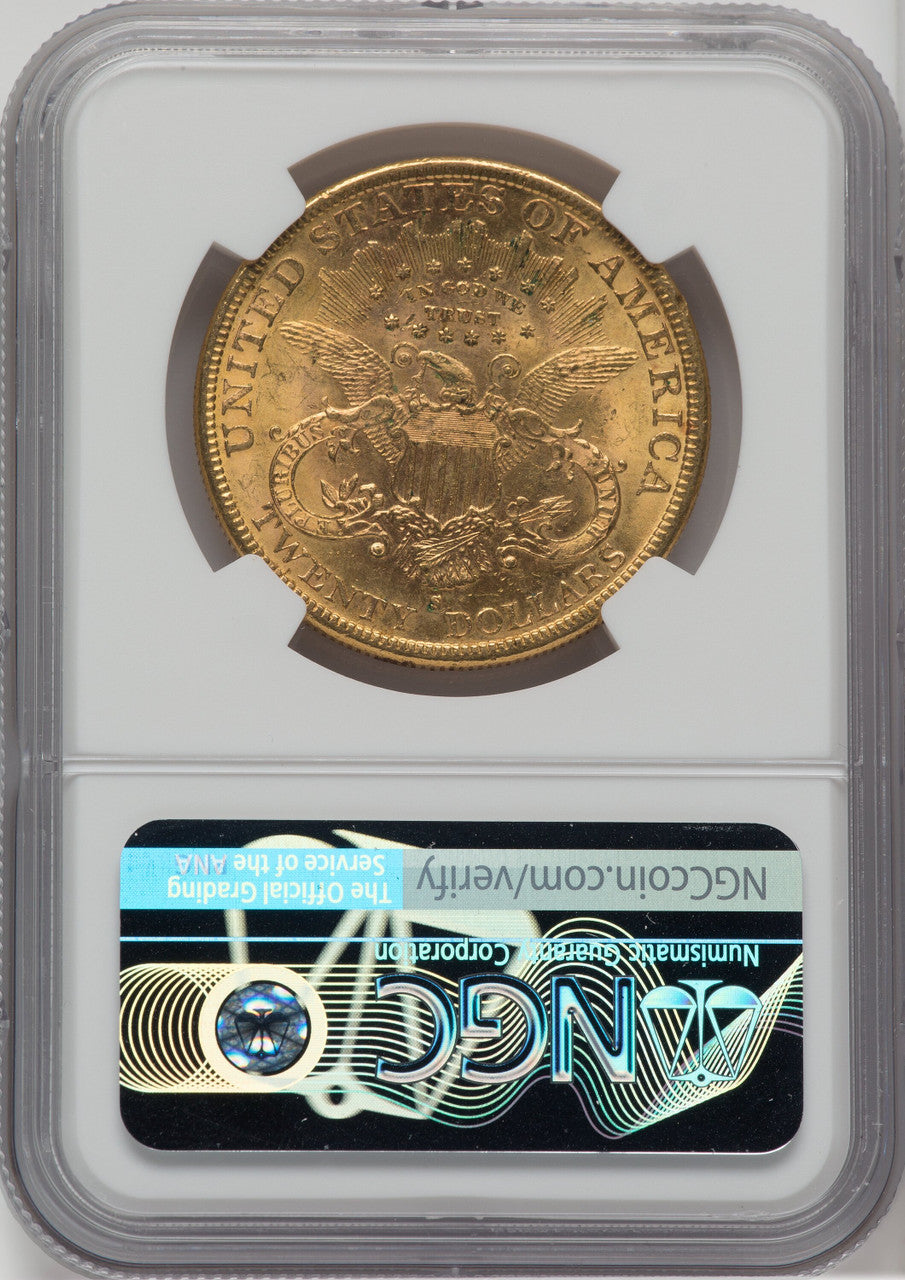 1888-S $20 Liberty Double Eagle NGC MS62