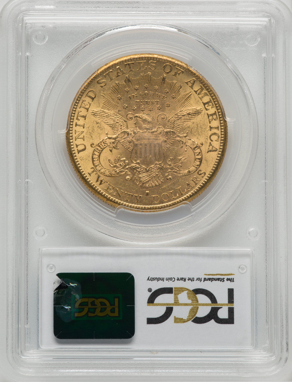 1889-S $20 Liberty Double Eagle PCGS MS62