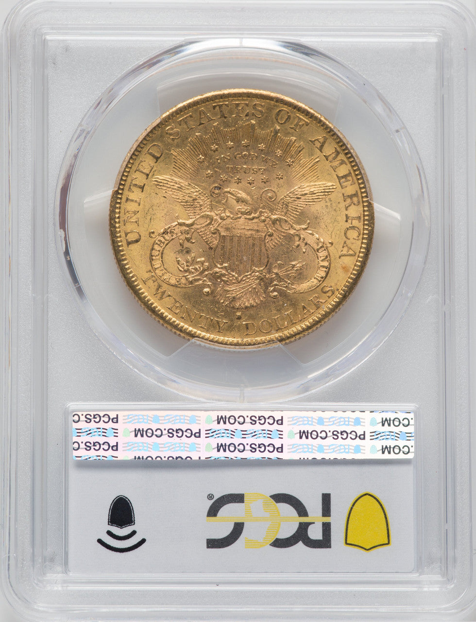 1890-S $20 Liberty Double Eagle PCGS MS62