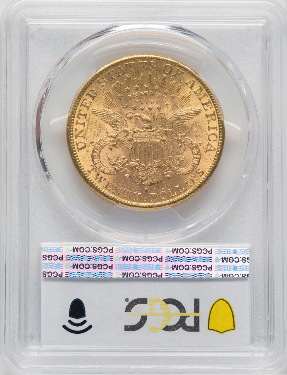 1891-S $20 Liberty Double Eagle PCGS MS62