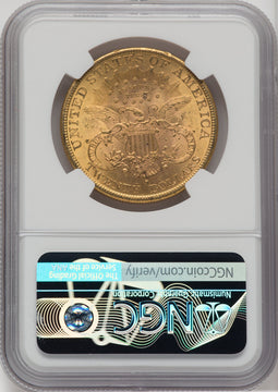 1891-S $20 Liberty Double Eagle NGC MS62