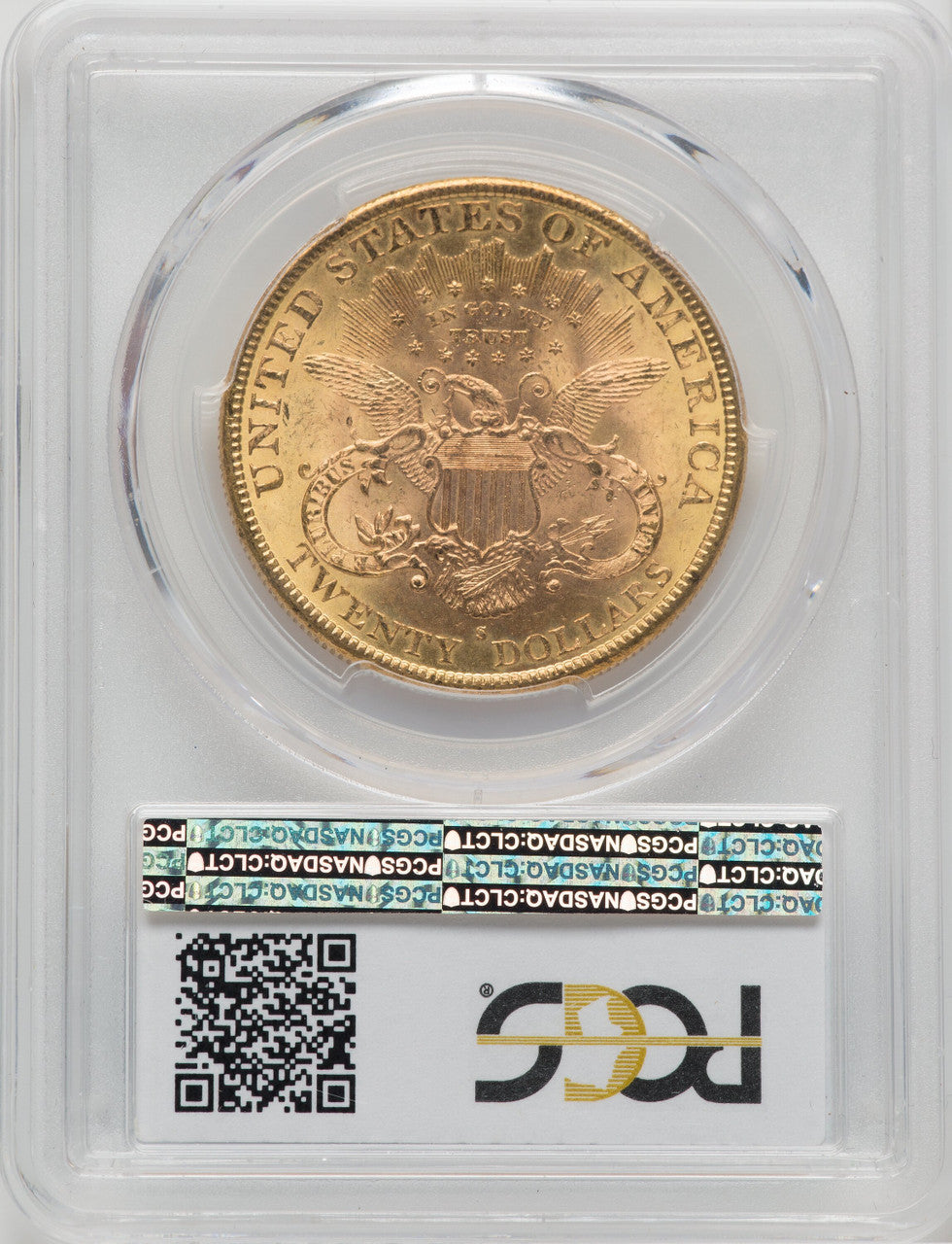 1891-S $20 Liberty Double Eagle PCGS MS64