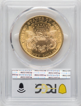 1896 $20 Liberty Double Eagle PCGS MS62