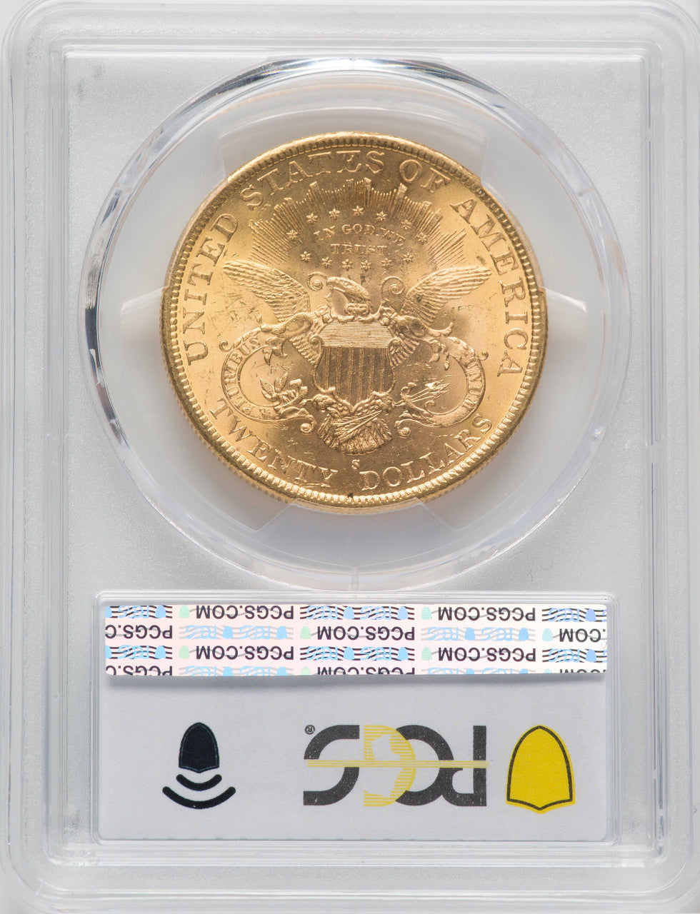 1896-S $20 Liberty Double Eagle PCGS MS62 (762856017)
