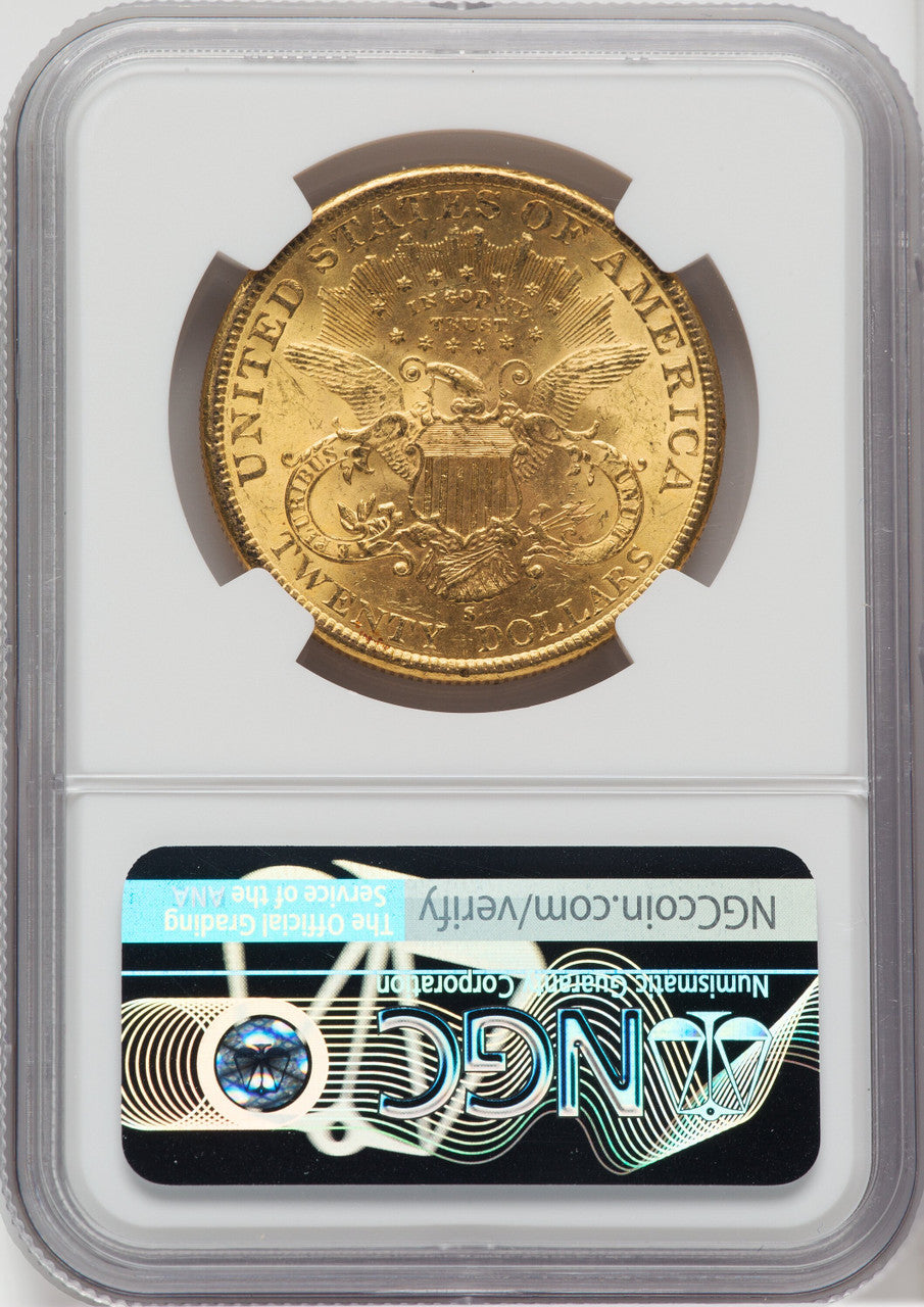1897-S $20 Liberty Double Eagle NGC MS63
