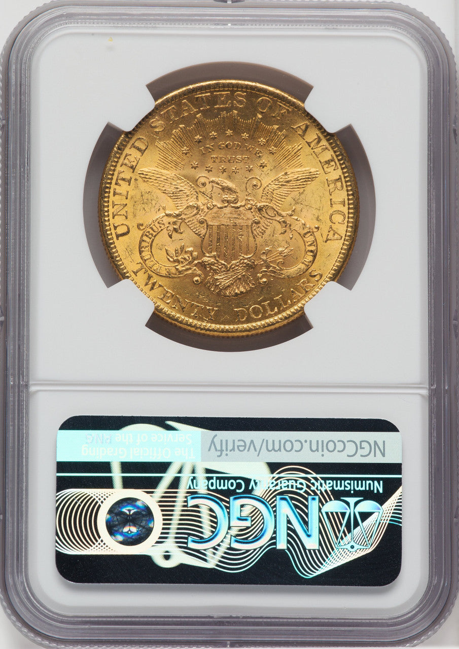 1898 $20 Liberty Double Eagle NGC MS63
