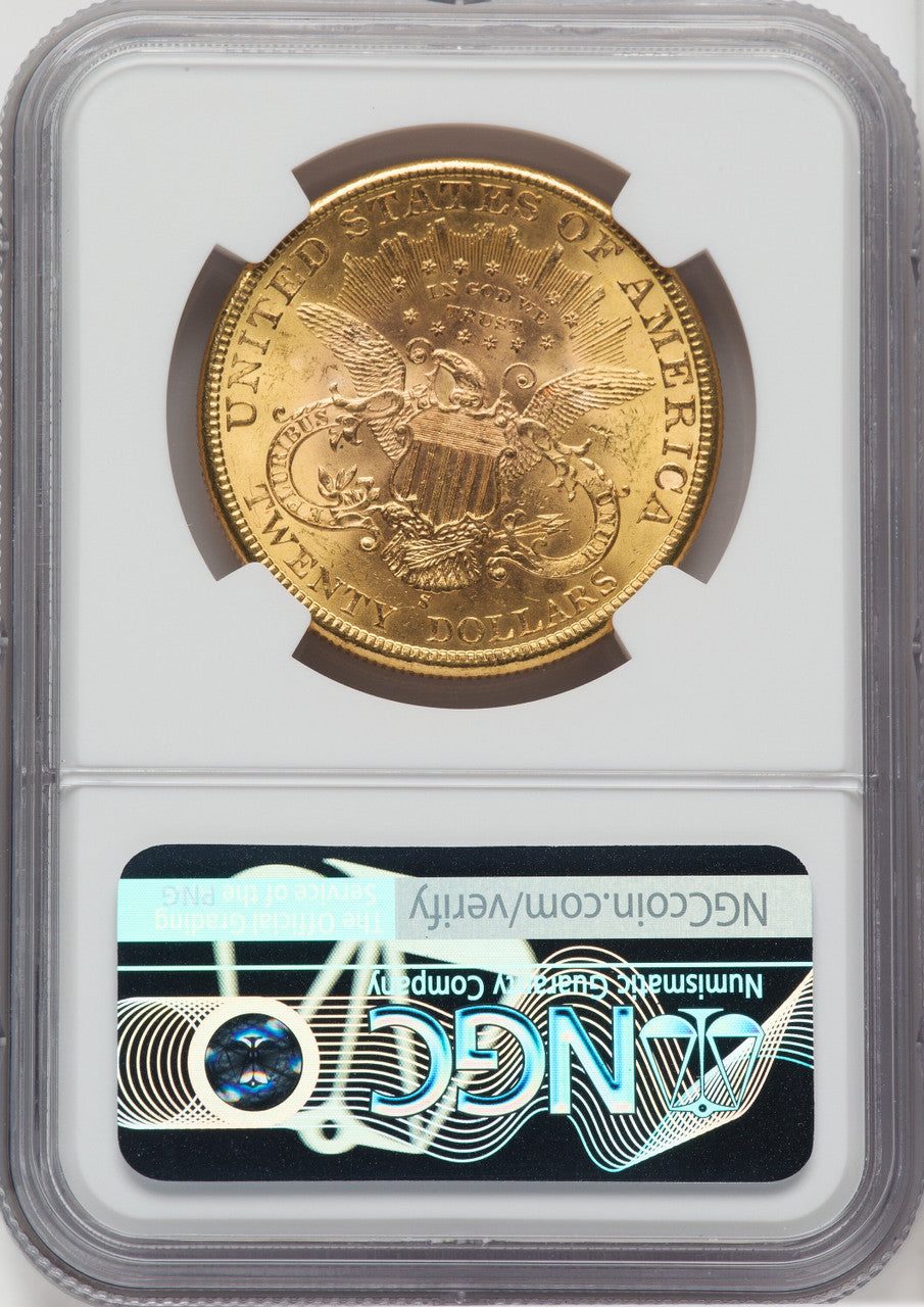 1898-S $20 Liberty Double Eagle NGC MS65