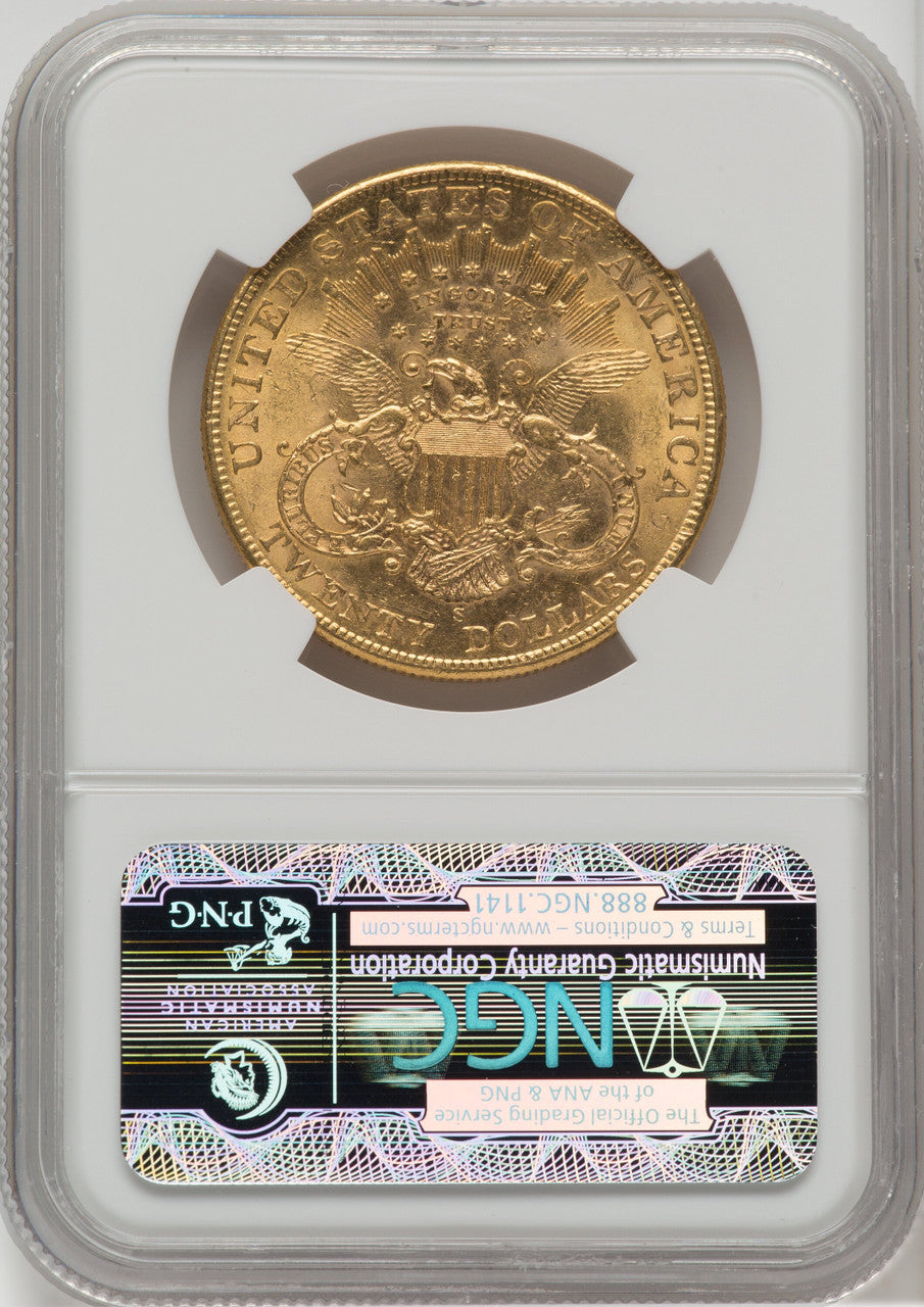 1905-S $20 Liberty Double Eagle NGC MS62