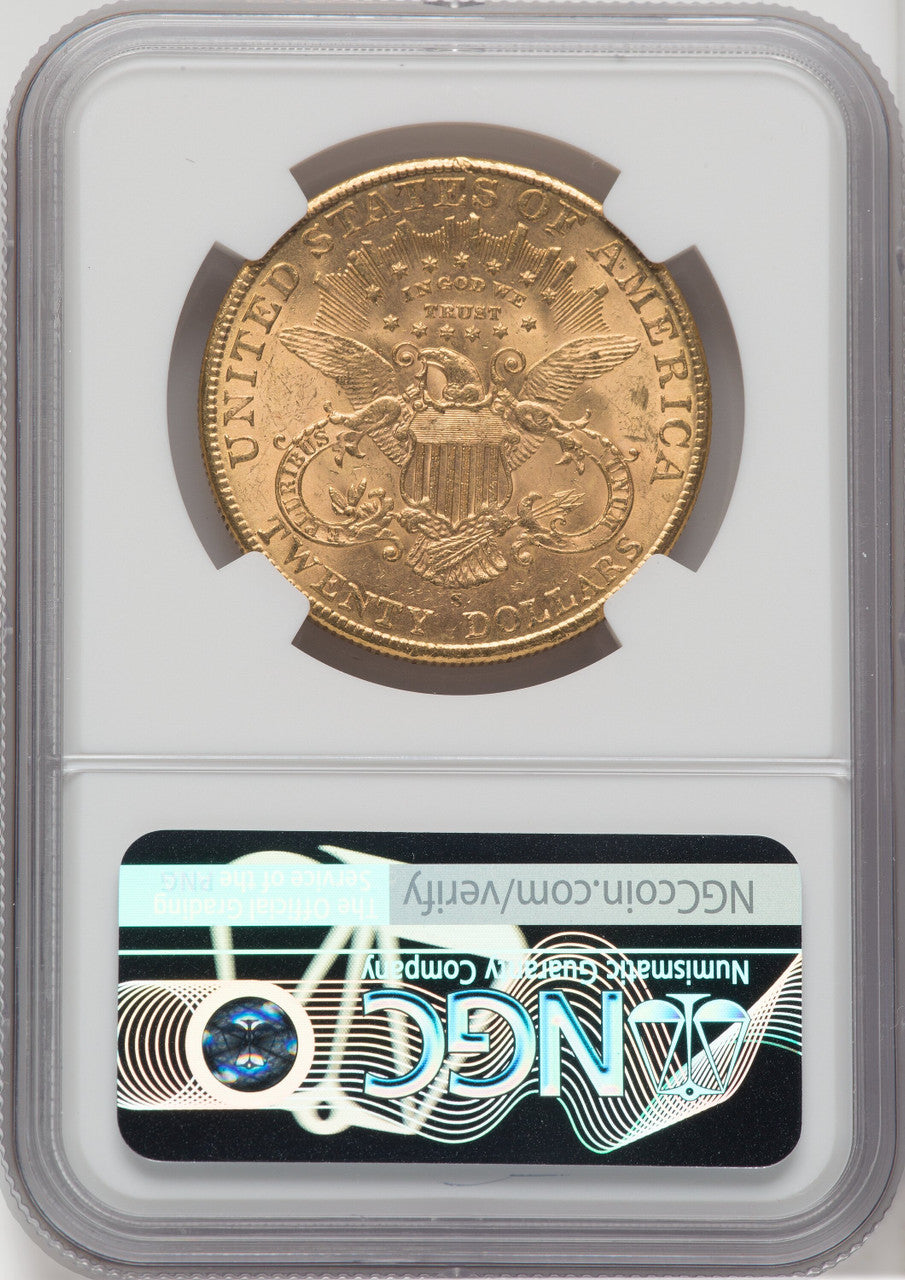 1907-S $20 Liberty Double Eagle NGC MS63