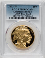 2023-W G$50 Gold Buffalo DCAM PCGS PR70