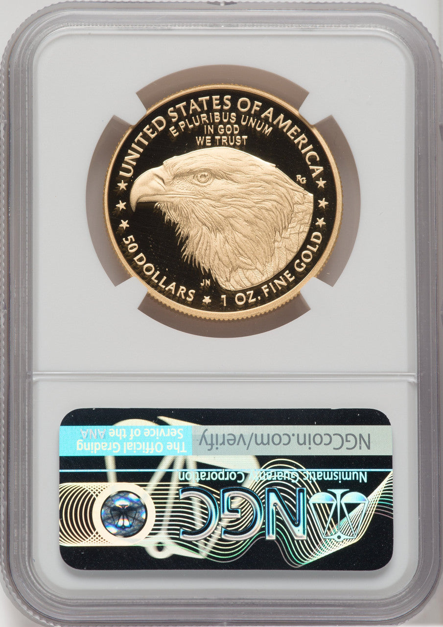 2023-W G$50 One Ounce Gold Eagle First Strike NGC PF70