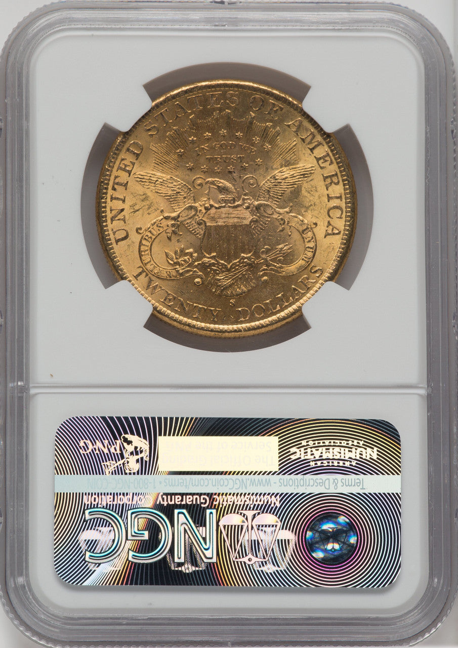 1899-S $20 Liberty Double Eagle NGC MS63 (762347075)
