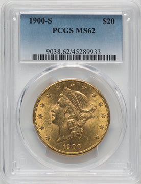 1900-S $20 Liberty Double Eagle PCGS MS62 (171312889)