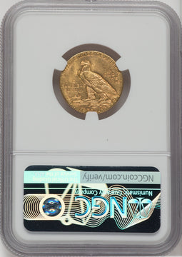 1914-S $5 CAC Indian Half Eagle NGC MS62+